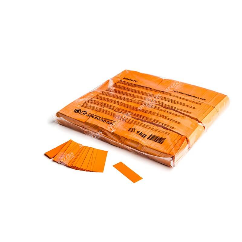 Sac 1KG confettis orange Magic FX
