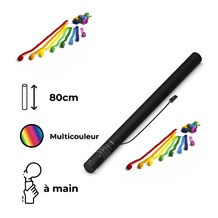 Canon à confettis électrique Streamer Multicolor 80 cm