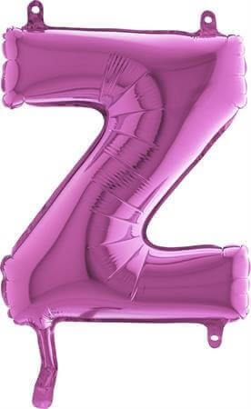 Ballon Lettre Z Rose - 35cm 