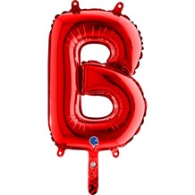 Ballon aluminium lettre B Rouge 36cm