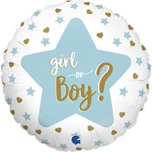 Ballon Boy or Girl Gender Reveal ø45cm