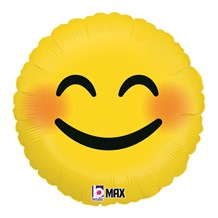 Ballon Emoji Jaune Smiley ø45cm