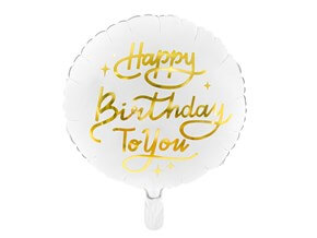 Ballon Happy Birthday to You ø35cm