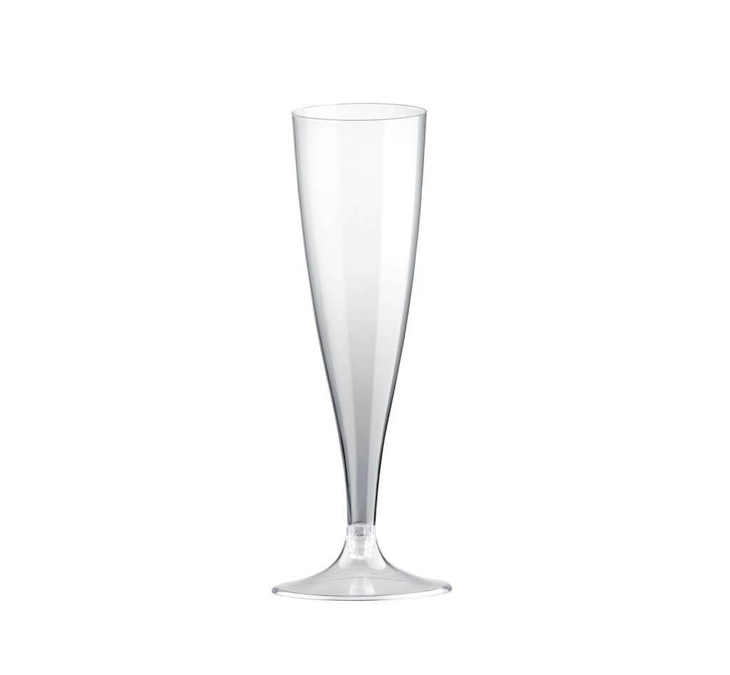 100 Flûtes à champagne 14cl réutilisable