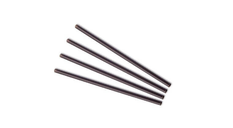 Paille Biodégradable PLA noire 20,5cm/ ø6mm (LOT DE 250) #56