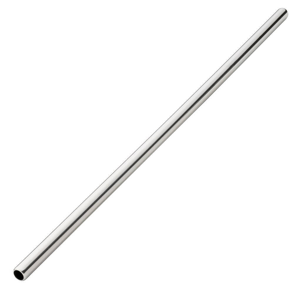 Paille inox réutilisable 21,5cm /ø6mm (12pcs)