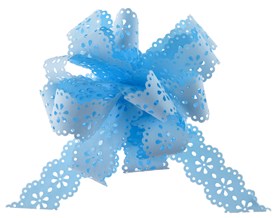 Noeud Automatique Fleur Bleu (lot de 5)