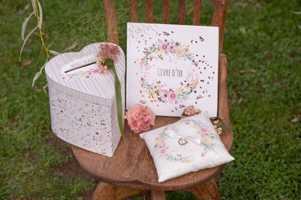 Tirelire mariage "Merci Beaucoup" -  20x20x20cm 