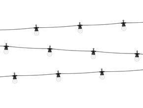 Guirlande à LED Retro 5 mètres (éclairage blanc chaud)