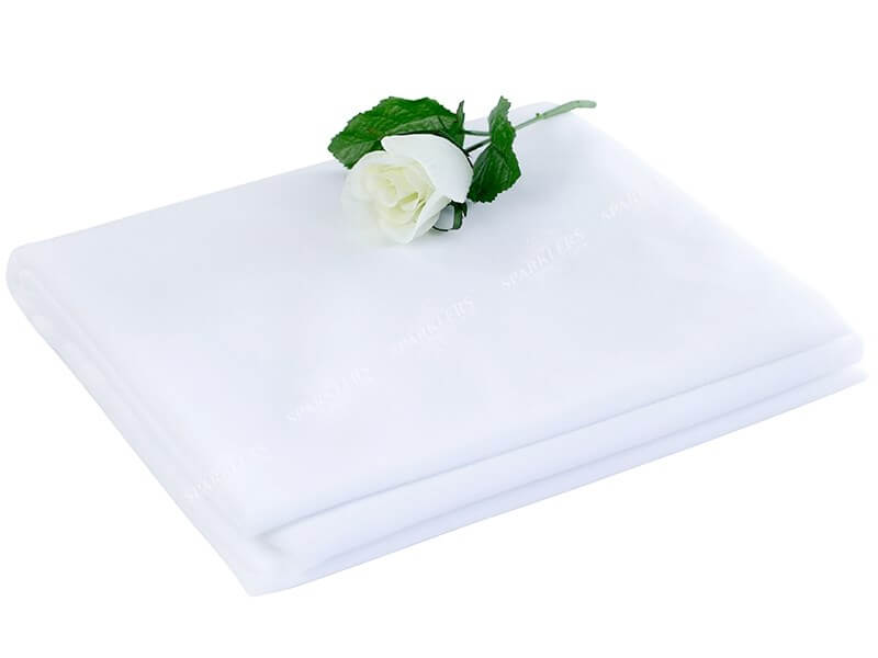 Tulle blanc 1,6 x 10 mètres 