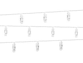 Guirlande à LED - Pinces Décoratives - Transparent - 1,4m