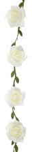 Guirlande de Roses blanc - ø 50mm / 120cm