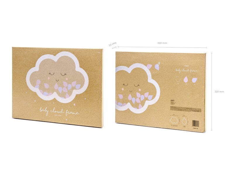 Livre d'Or Bois Forme Nuage 