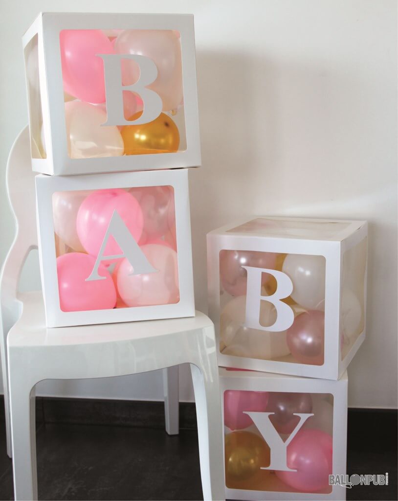 KIT 4 CUBES BABY SHOWER