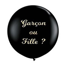 Ballon 90cm Gender Reveal Fille ou Garçon - ROSE 