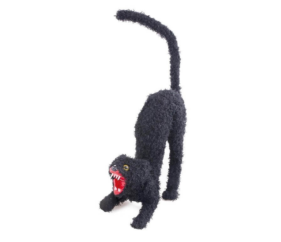 Chat noir décoration 34cm