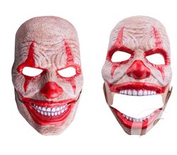 Masque coque de clown d'horreur