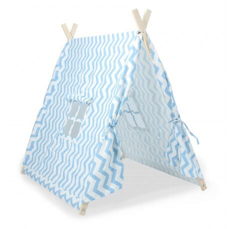 Tente Canadienne Pliable Bleu pour enfant 