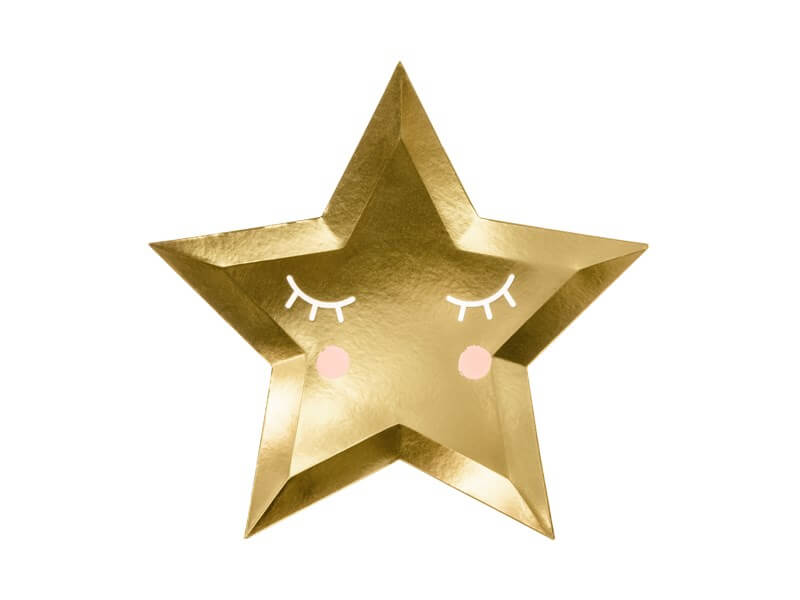 Assiette "Little Star" Gold (lot de 6) 