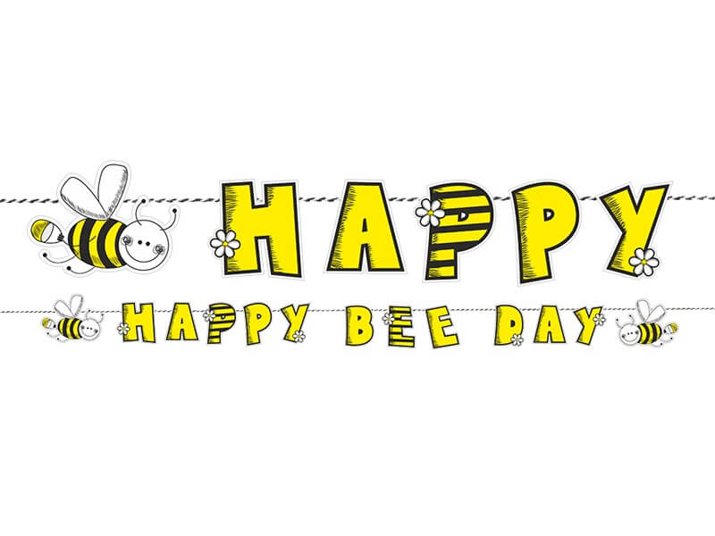 Guirlande Happy Bee Day Abeille