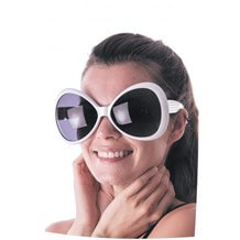 Lunettes Butterfly Blanches