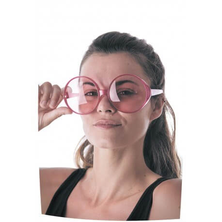 Lunettes Géantes Style Hippy Roses 