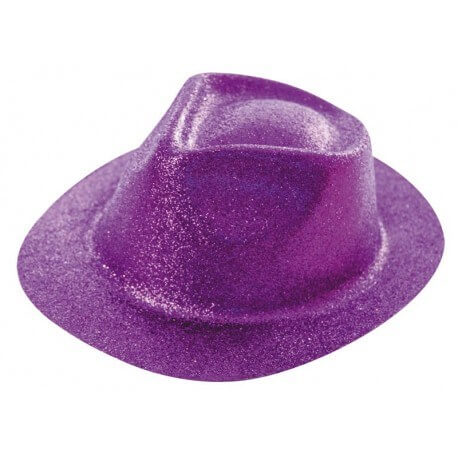 Chapeau BORSALINO Paillette Violet