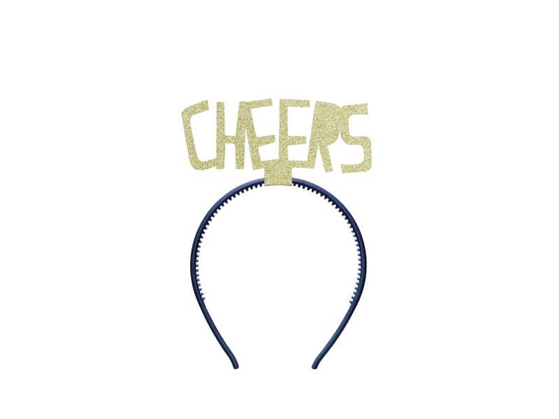 Serre Tête "Cheers" Or 