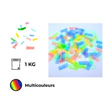 Sac 1kg Confettis 100% Biodégradable Multicolore