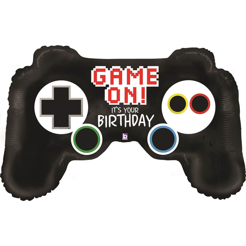 Ballon Hélium Birthday Manette Playstation 91cm