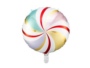  Ballon Candy Métallisé - Aluminium - 35cm