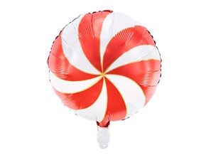 Ballon Candy Métallisé - Aluminium - Rouge - 35cm