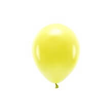 Lot de 100 Ballons de Baudruche Biodégradable Jaunes