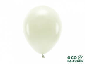 Lot de 100 Ballons de Baudruche Pastel Biodégradable Crème