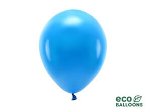 Lot de 100 Ballons de Baudruche Biodégradable Bleus