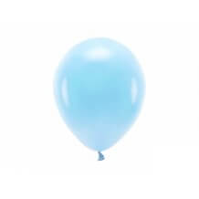 Lot de 100 Ballons de Baudruche Biodégradable Bleu Clair