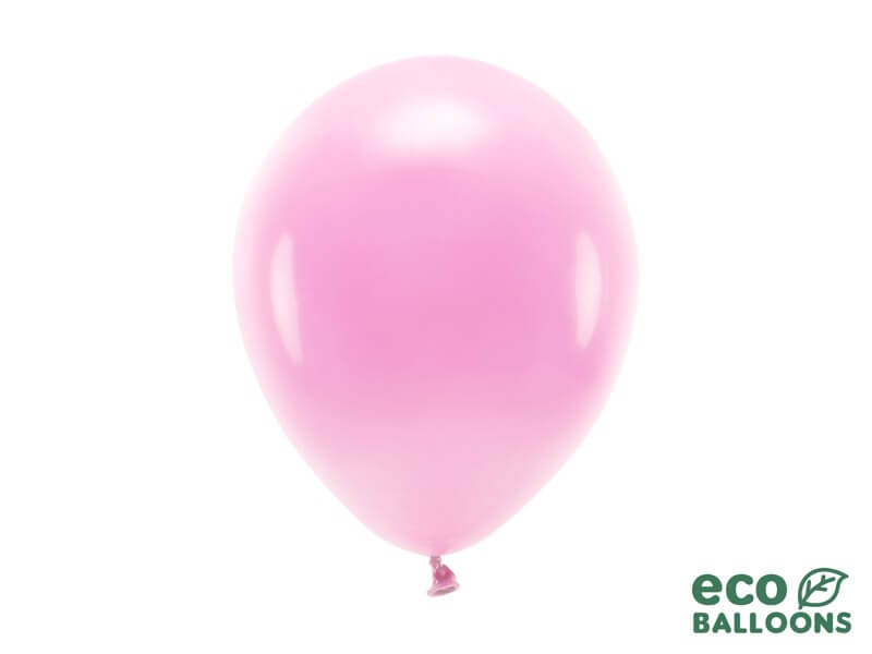 Lot de 10 Ballons de Baudruche biodégradable Rose Clair