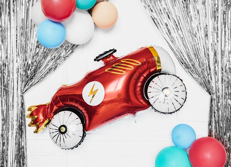 Ballon Mylar effet Givré - Voiture - 111x63cm