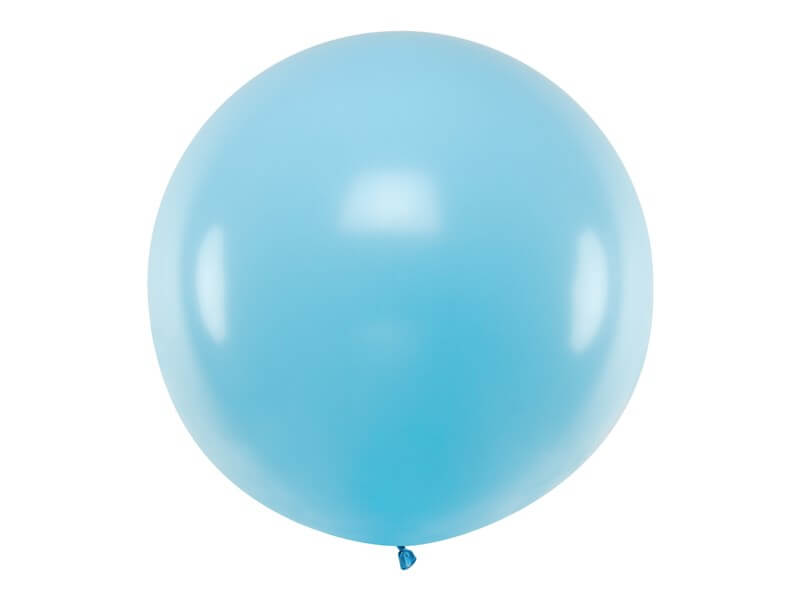 Ballon Géant rond Bleu clair Pastel ø100cm