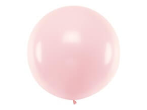 Ballon Géant rond Rose clair Pastel ø100cm