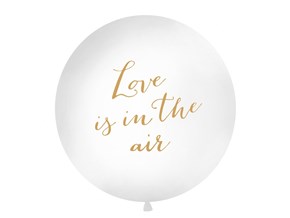 Ballon Géant 100cm Love is in the air Or