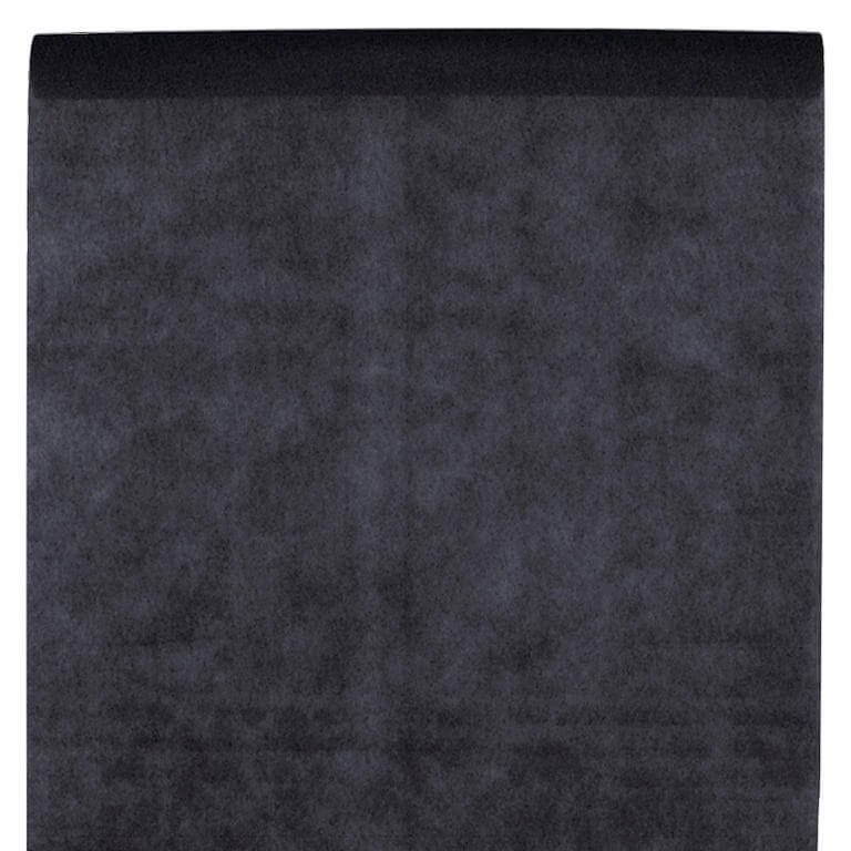 Nappe en rouleau intissée noire 10 mètres