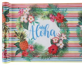 Chemin de table Aloha Multicolore - 5m*30cm