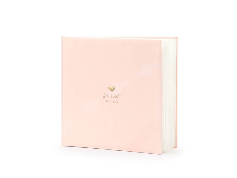 Livre d'or mariage rose 22 pages (For sweet memories)