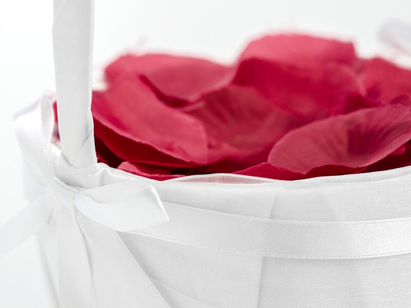 Panier de Mariage pour pétales de roses