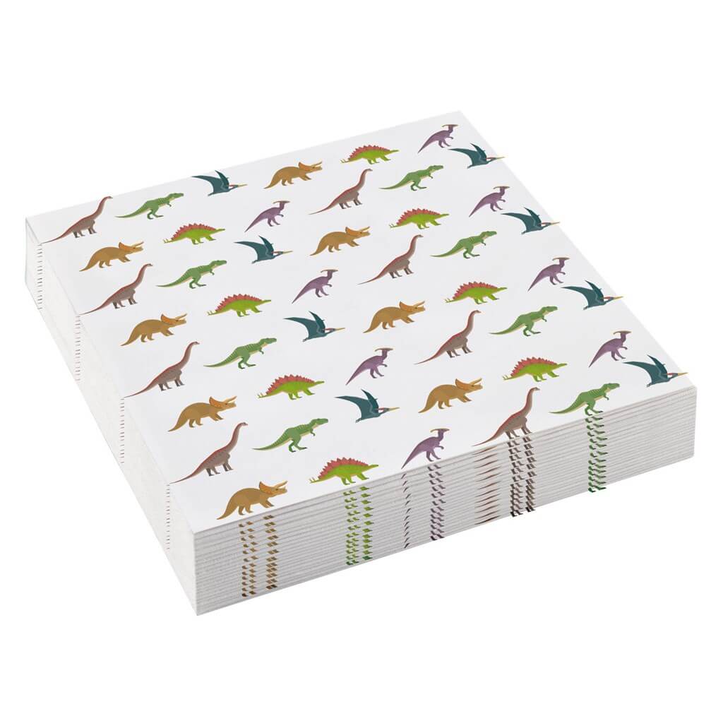 Serviette en papier Happy Dinosaure (Lot de 20) 