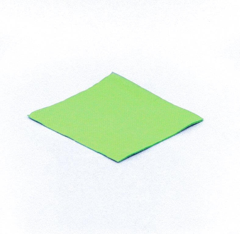 Serviette Cocktail Micro Point 20x20cm Vert (Lot de 100)