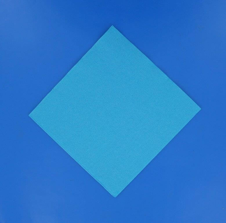 Serviette Point à Point 38x38cm Turquoise (Lot de 40)