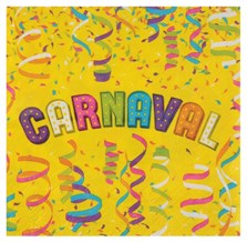 Serviette en papier Carnaval -  Lot de 20