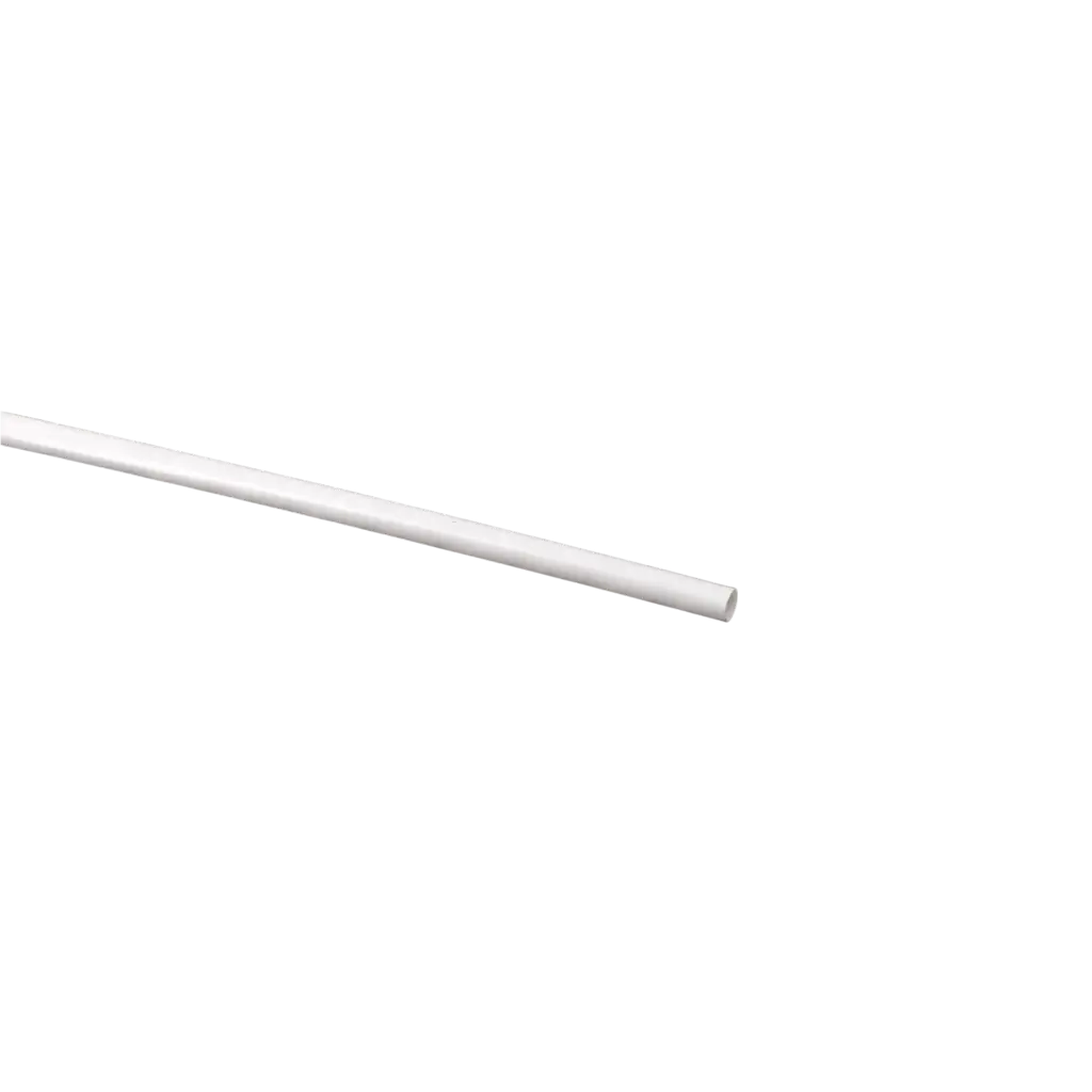 Paille en PP blanche 20 cm x Ø 6 mm  – Réutilisable, certifiée contact alimentaire (Lot de 250)